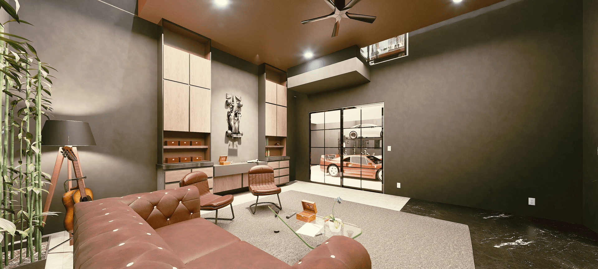 Aerial view of La Cantera golf course